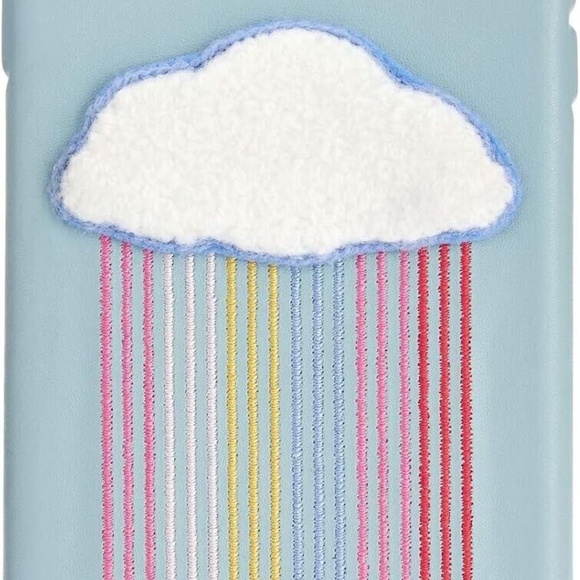 NEW Kate Spade Rainbow Cloud Patch Phone Case for iPhone Xs Max 8ARU6288 NIB - Picture 4 of 5